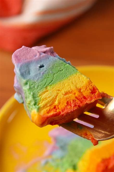 Best Rainbow Ice Cream Cake Recipe - How to Make Rainbow Ice Cream Cake