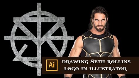 Drawing wwe seth rollins logo in illustrator - Must watch - YouTube