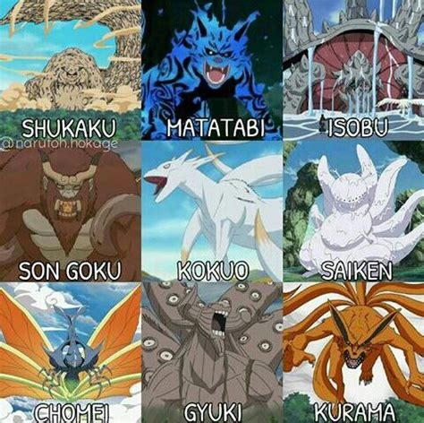 61 best tailed beasts & jinchuriki images on Pinterest | Naruto ...