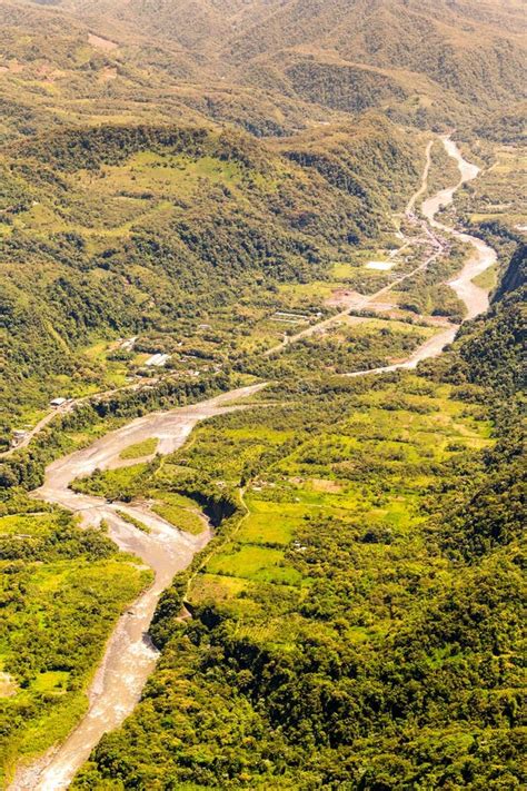 Pastaza River Basin Aerial Shot Stock Image - Image of high, pastaza ...