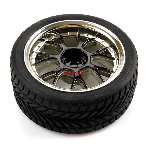 4pcs Y Spoke 1/10 Scale On Road Car RC Wheels and Tires Tyre Drive Hex ...