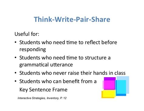 Think-Pair-Share & Questioning - Reading