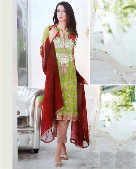 Parrot green embroidered suit | Indian fashion dresses, Fashion, Indian ...