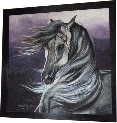 Framed Horse Painting at PaintingValley.com | Explore collection of ...