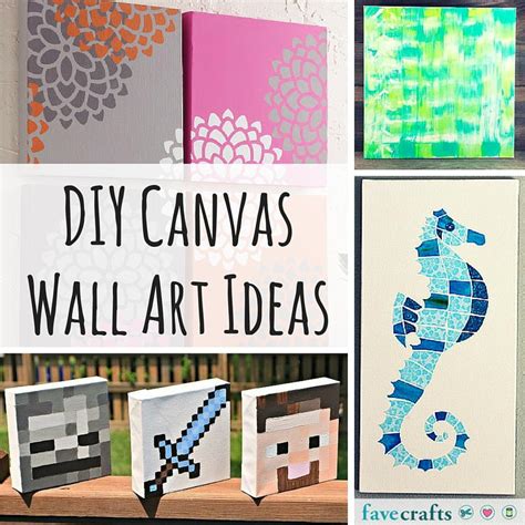 31 DIY Canvas Wall Art Ideas | FaveCrafts.com