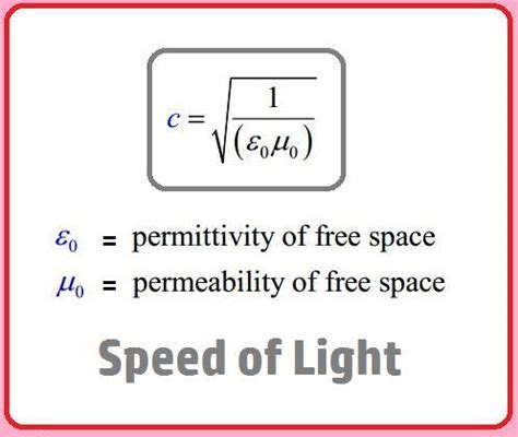 The speed of light in vacuum is defined to be c = 299,792,458 m/s = 1 ...