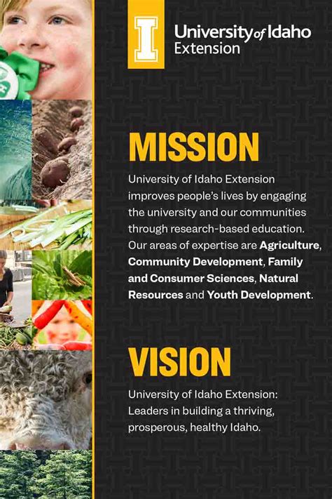 Mission & Vision posters | University of Idaho Extension