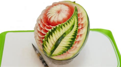 WATERMELON CARVED model 5 By J Pereira Art Carving Fruits and ...