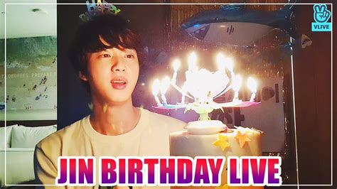 [ENG SUB] JIN BIRTHDAY LIVE VLIVE (2021.12.04) JIN VLIVE BIRTHDAY 2021 ...