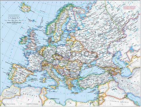 Europe Map Road_ | United States Map - Europe Map