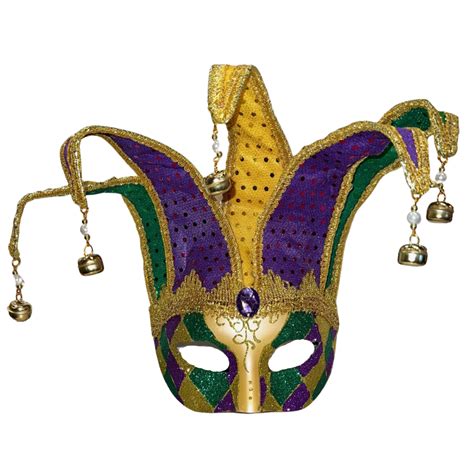 Mardi Gras Jester Queen Mask – New Orleans To Go