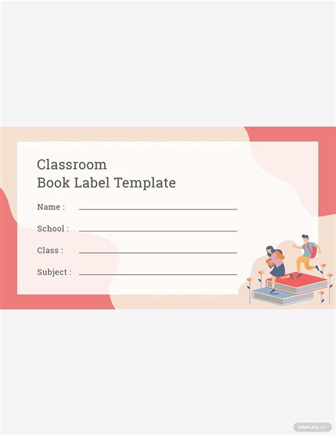 Notebook Label Template in Word - Download | Template.net