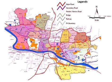 A map showing major road network of Sylhet city | Download Scientific ...