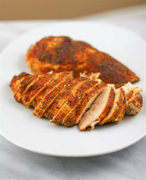 Spice Rubbed Baked Chicken Breasts - Erica Julson