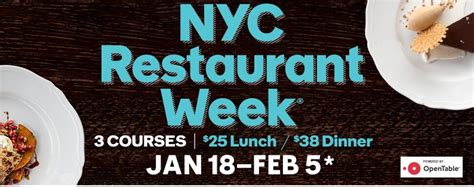 New York City Restaurant Week January 18 to February 5, 2016 | NYC ...