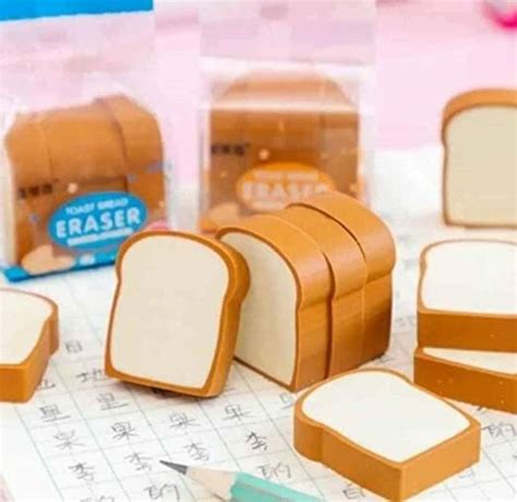 Flipkart.com | Hugsncuddles bread eraser Non-Toxic Eraser