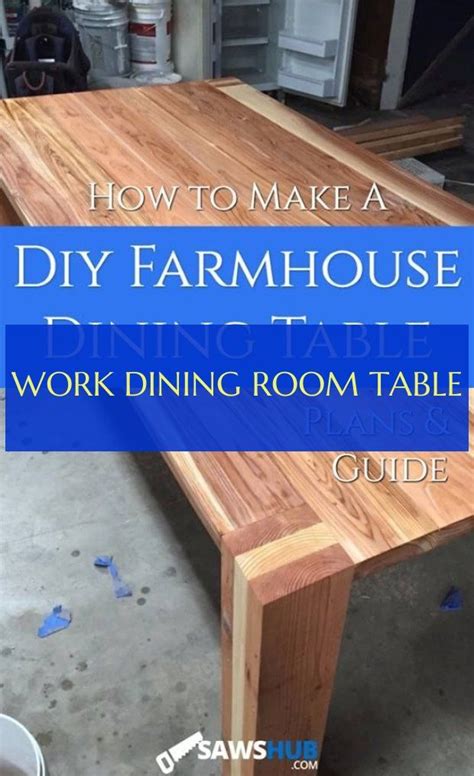 | work dining room table | | Farmhouse style dining room, Diy dining room table, Farmhouse dining
