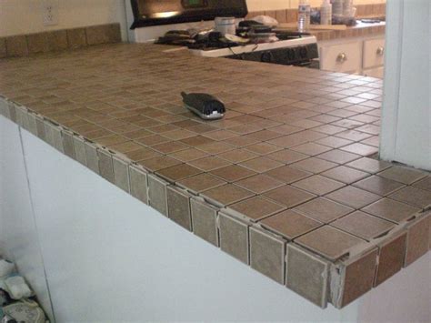 The Right Edge To Finish Your Tile Countertop - Home Tile Ideas