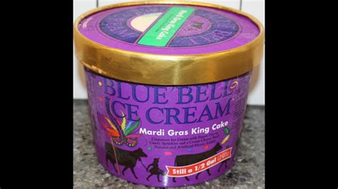 Mardi Gras King Cake Ice Cream Blue Bell - Cake Walls