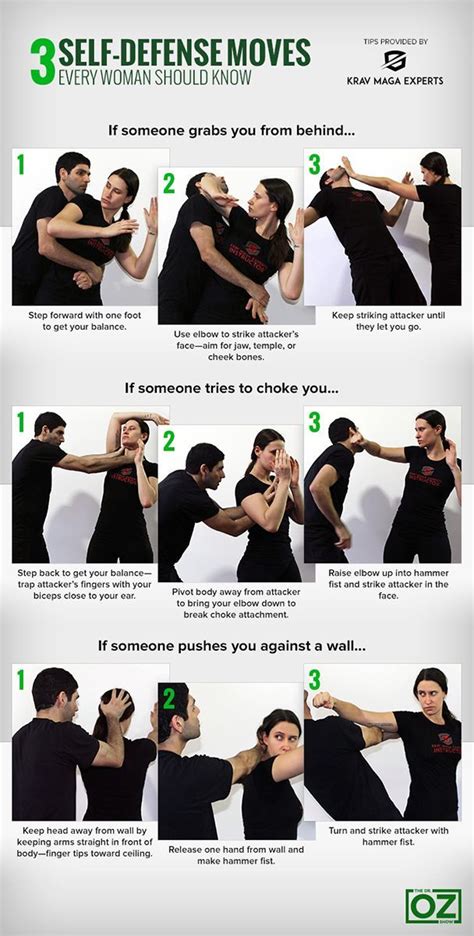 3 Self-Defense Moves Every Woman Should Know | With Krav Maga, you'll get a great workout and ...