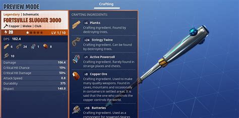 Fortnite Save The World Complete Weapons List Guide | Fortnite