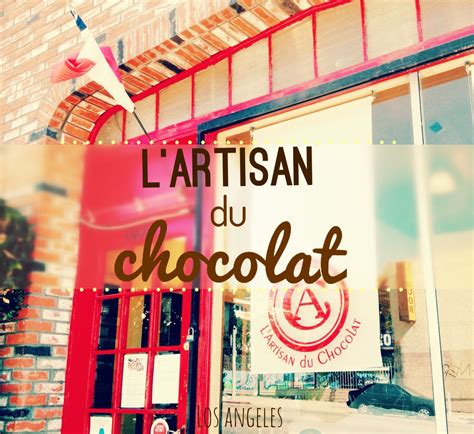 Chocolate shop in Los Angeles, called L'Artisan du chocolat ...