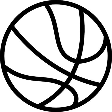 Basketball Ball Silhouette at GetDrawings | Free download