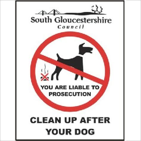 Dog Fouling Signs - JRB Enterprises Ltd