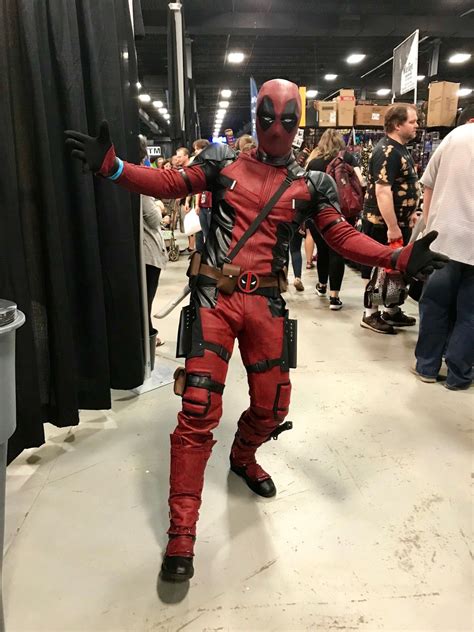 Pin by Racheal Lacanaria on Halloween in 2024 | Deadpool cosplay costume, Deadpool cosplay ...