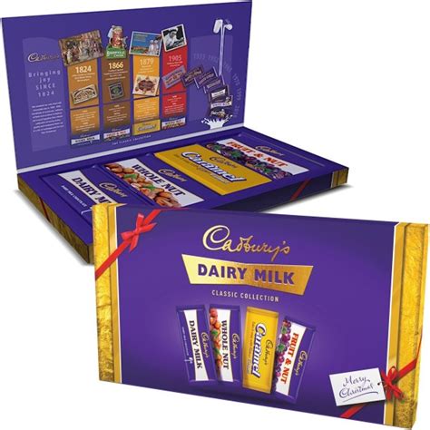 A Cadbury retro selection box featuring all the Dairy Milk classics has been released