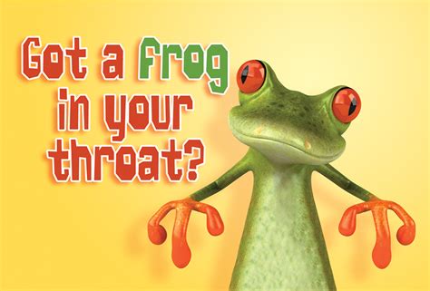 DYK: Do you have a frog in your throat? – Days Gone By