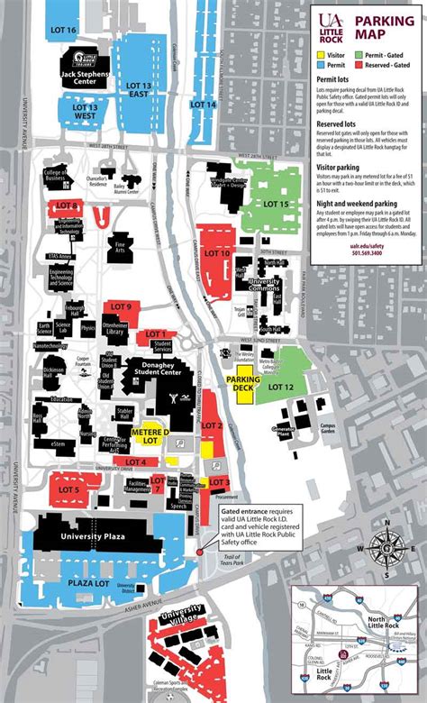 Our Campus - Maps and Parking - About Us - UA Little Rock