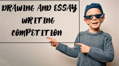 Online drawing and essay writing competition - YouTube