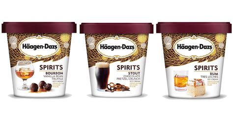 Haagen-Dazs Boozy Ice Cream Line - Haagen-Dazs Spirits Collection