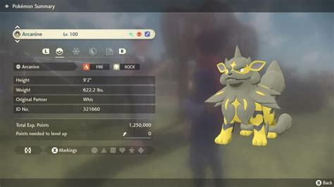 Pokemon Legends: Arceus Shiny Alpha Hisuian Arcanine Max Effort Levels | Pokemon, Shiny pokemon ...