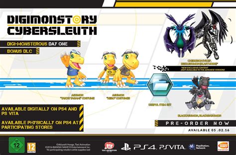 Digimon Story: Cyber Sleuth launches February 5 in Europe - Gematsu