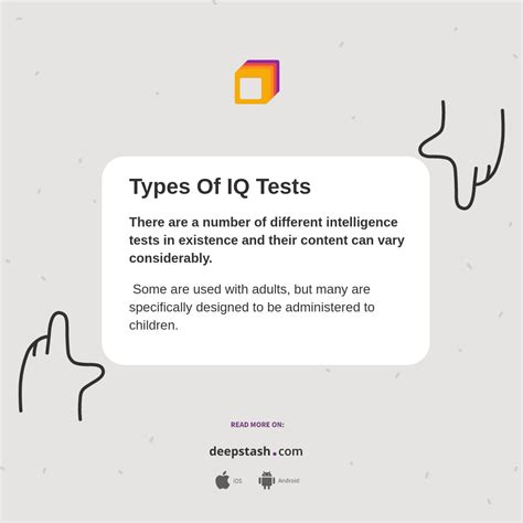 Types Of IQ Tests - Deepstash