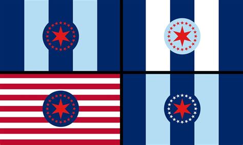 The Illinois Flag Redesigned (Explanation in comments) : vexillology