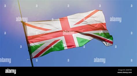 Flag of Great Britain without Scotland Stock Photo - Alamy