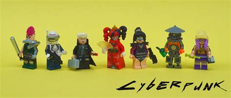 Made some LEGO cyberpunk minifigs. : r/cyberpunkgame