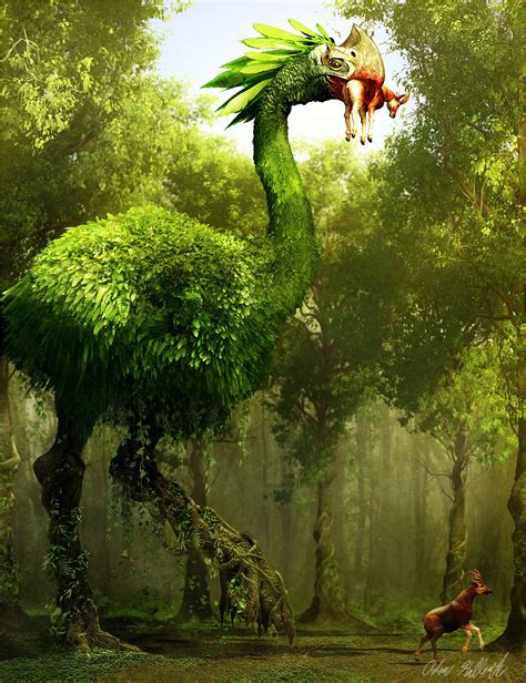 ArtStation - Tree Stalker, Adam Hulbert | Fantasy creatures art, Mythical creatures art ...