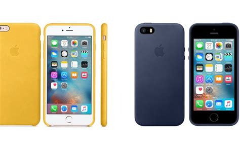 Apple expands iPhone silicone/leather case options, confirms iPhone SE ...