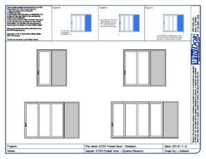 3750 Pocket Door - Elevation - WinDor Systems