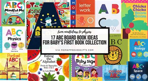 From mindfulness to physics, 17 ABC board book ideas for baby's bookshelf - mom approved gifts