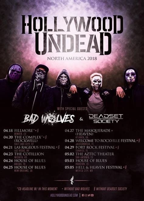 Hollywood Undead Tour 2024 Setlist - Nani Pollyanna