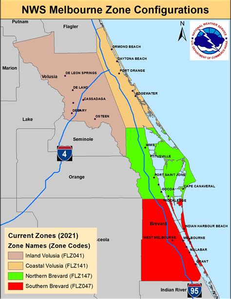 Brevard County Evacuation Zone Map