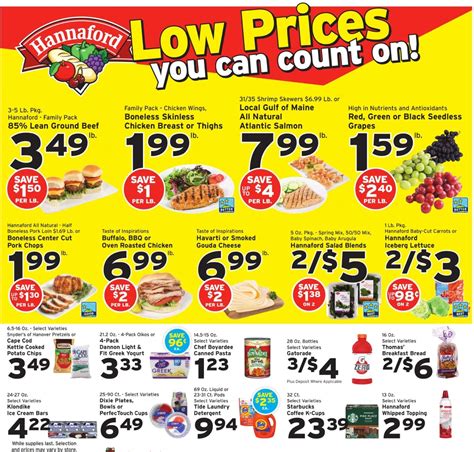 Hannaford Flyer for this week and next week