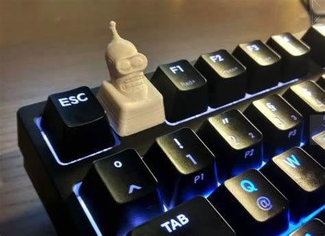 Resin printed keycaps – Library Labs