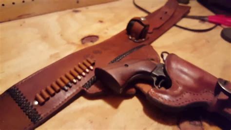 My Gunbelt for my Heritage Rough Rider 22 caliber Revolver - YouTube