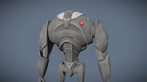 B2 Super Battle Droid | Low Poly | Clone Wars S1 - 3D model by Eddie ...